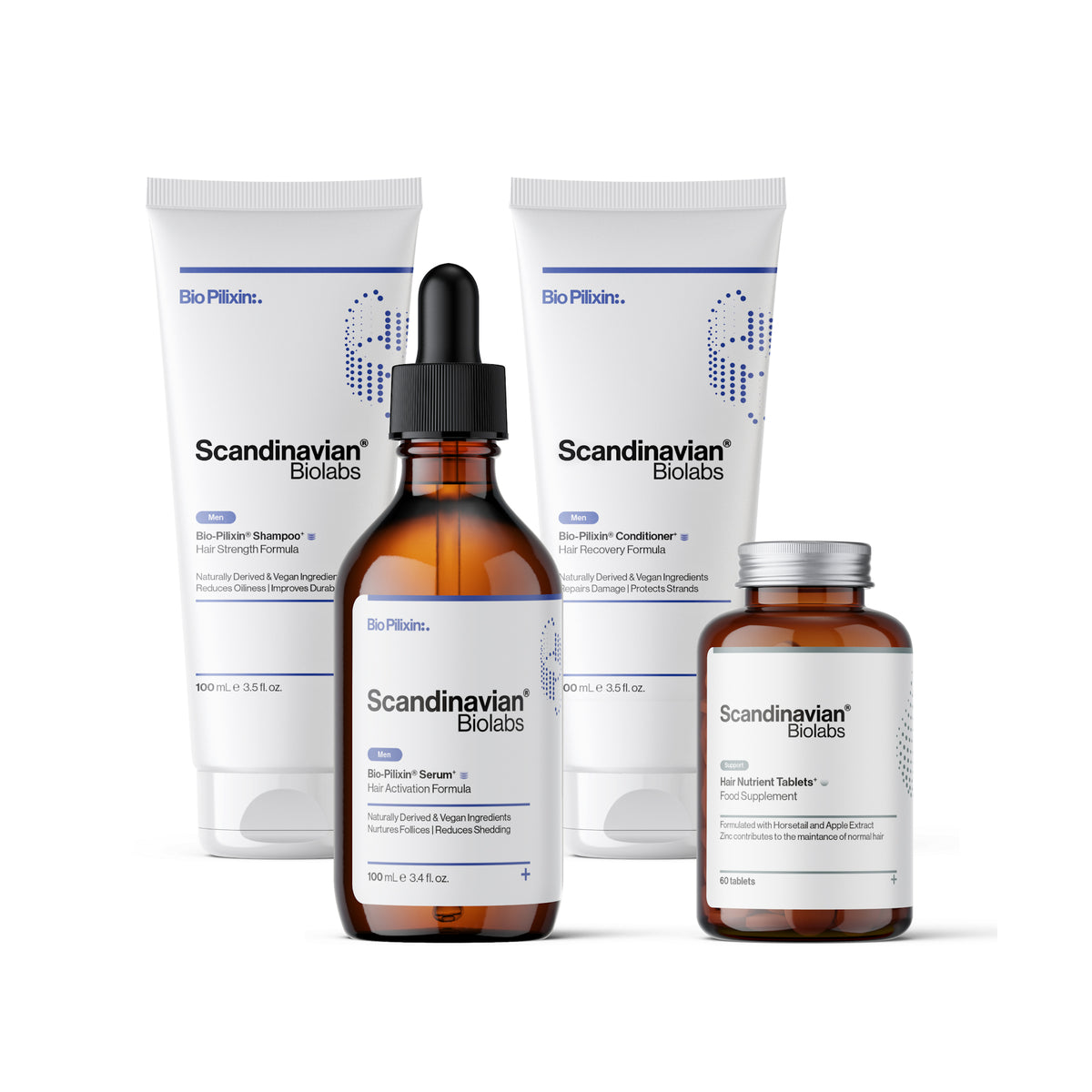 Hair Growth & Nourish Routine 100ml | Mænd